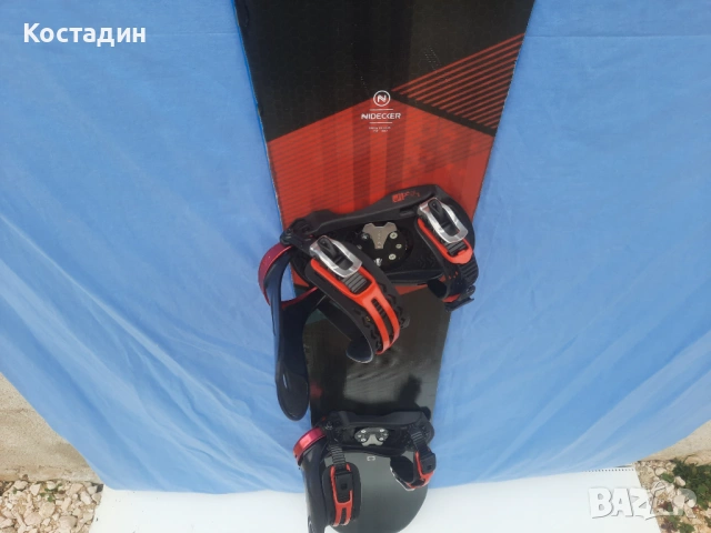 сноуборд NIDECKER SCORE 162см.  с автомати, снимка 5 - Зимни спортове - 53205924