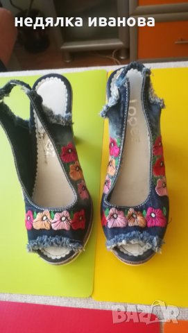 Дънкови сандали, снимка 4 - Сандали - 32735686