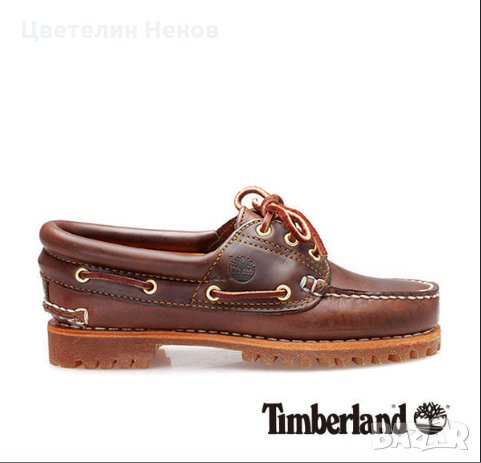стилни мокасини Timberland 3-eye Classic Lug 51304, снимка 4 - Детски обувки - 27860787