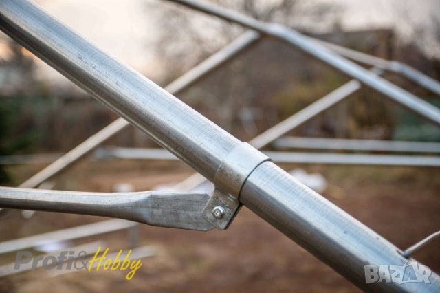 4X6 м Шатра - клас PROFESSIONAL XXL - PVC брезент 550 гр, снимка 5 - Къмпинг мебели - 26571217