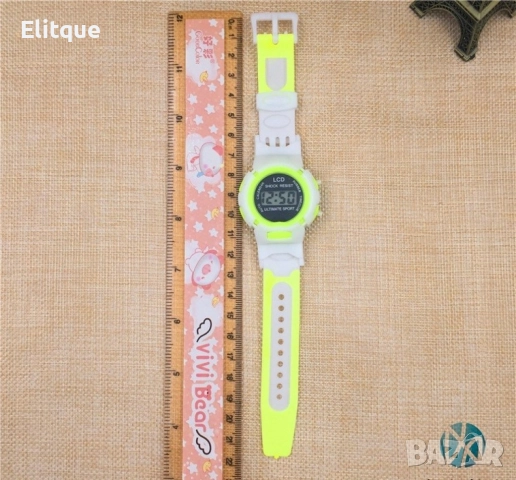 Ултра лек и мек детски ръчен часовник за момчета и момичета син или розов., снимка 2 - Детски - 52800038