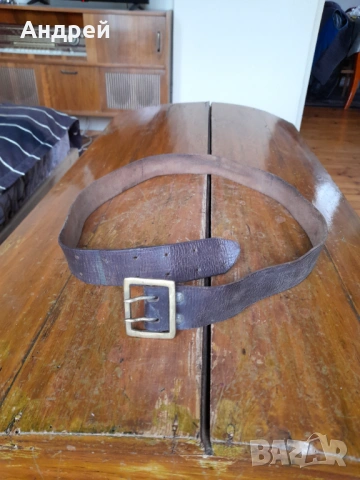 Стар Военен колан #10, снимка 2 - Антикварни и старинни предмети - 53470413