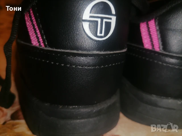 SERGIO TACCHINI Оригинал Нови Кожени Дамски Маратонки 39, снимка 15 - Маратонки - 50496065