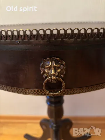 Антикварна масичка от средата на миналия век, снимка 4 - Антикварни и старинни предмети - 48273226