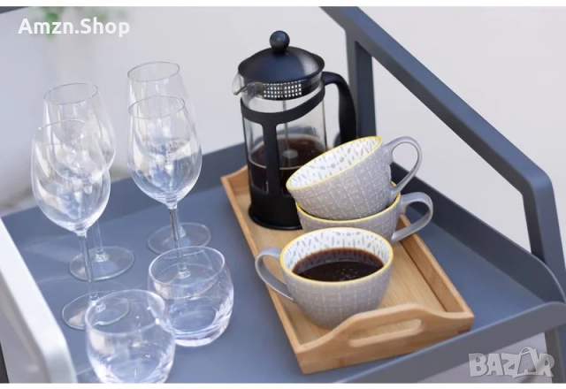 Алуминиева двуетажна количка за сервиране кетъринг количка , снимка 5 - Обзавеждане за заведение - 51789995