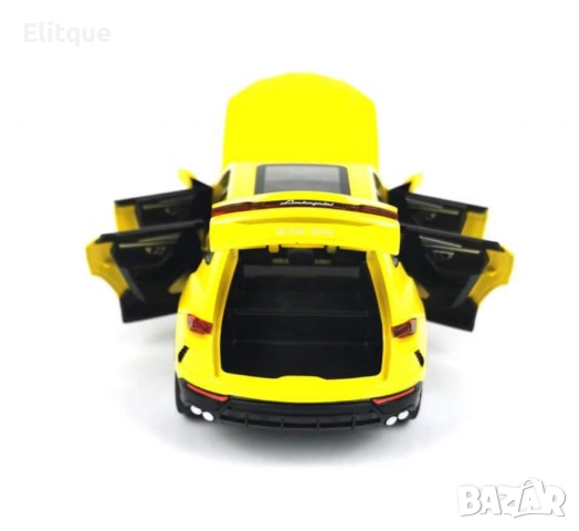 Метален джип Lamborghini Urus – Пушек, звук и светлина, снимка 11 - Коли, камиони, мотори, писти - 52745174