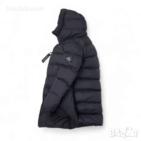 Calvin Klein • стилно дълго мъжко зимно яке , снимка 4 - Якета - 48043230