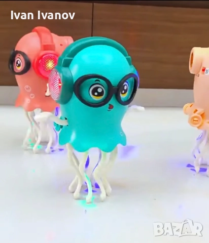 Играчка танцуваща медуза със звук и светлини. З, снимка 2 - Други - 52492754