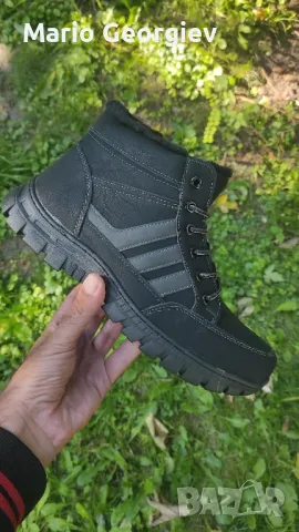 Мъжки Боти Шити Водоустойчиви