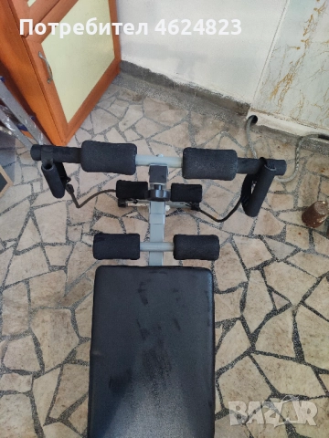 Лежанка за коремни преси + ластици + 2 гири, снимка 2 - Фитнес уреди - 52159313