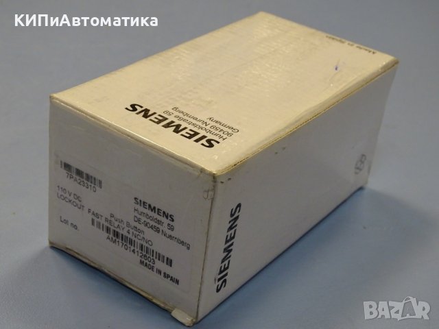 реле Siemens 7PA23310 Lockout Fast Relay 4NC/NO 110VDC, снимка 9 - Резервни части за машини - 37522474