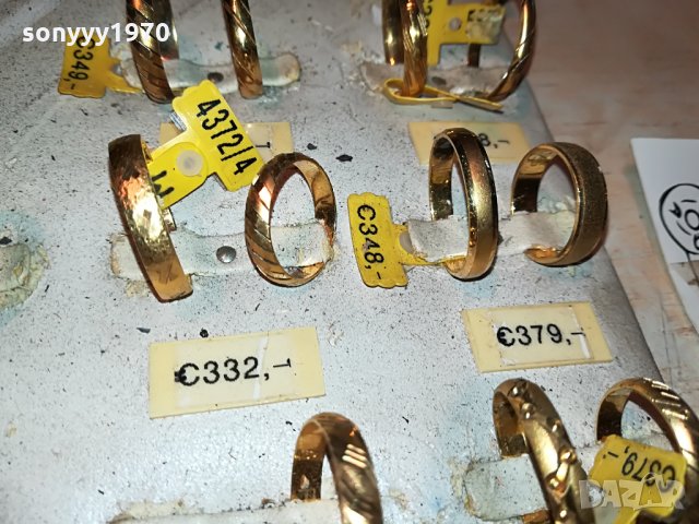 златни пРъстени-халки 39бр-внос германия 1007211949, снимка 4 - Антикварни и старинни предмети - 33482925