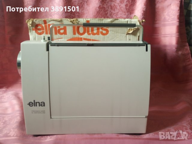 Шевна машина ELNA  Lotus, снимка 6 - Шевни машини - 43652866