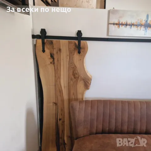 Ръчно изработена плъзгаща преградна врата, снимка 2 - Други - 48526314