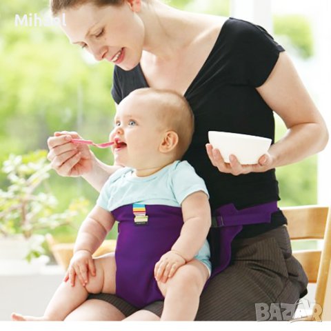 👼Сгъваем бебешки колан за стол за хранене , снимка 2 - Колани - 42946136