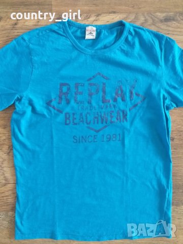 Replay  - страхотна мъжка тениска КАТО НОВА, снимка 4 - Тениски - 26440044