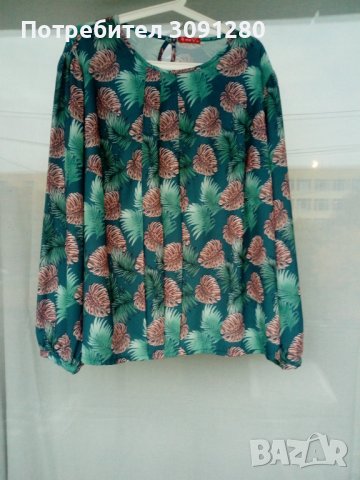 Дамски блузи с дълги ръкави, голям размер, снимка 1 - Блузи с дълъг ръкав и пуловери - 37170171