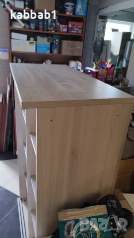 Шкаф без врати - етажерка с 6 рафта 90/46/150 избелен дъб, снимка 3 - Шкафове и рафтове - 53284370