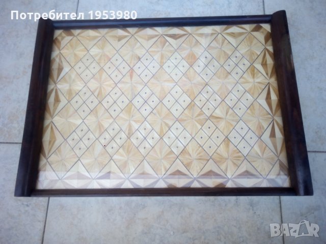 Стар поднос ръчно изработен, снимка 1