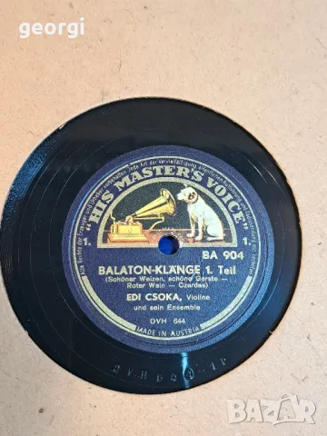 Стара грамофонна плоча шеллак на 78 оборота   16/1, снимка 3 - Грамофонни плочи - 48956313