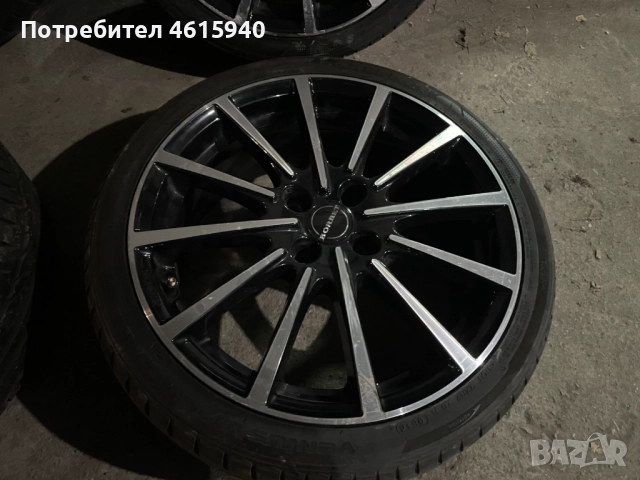 17 BORBET 4x108mm ET45 7J+4бр гуми ЛЕТНИ HANKOOK 205/40/17 DOT0814 399 лв, снимка 6 - Гуми и джанти - 52005055