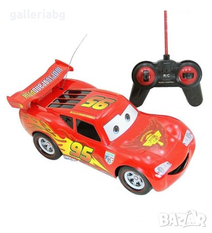 Светкавицата Маккуийн с дистанционно управление колите светлини и звуци (Lightning McQueen, Cars,dis