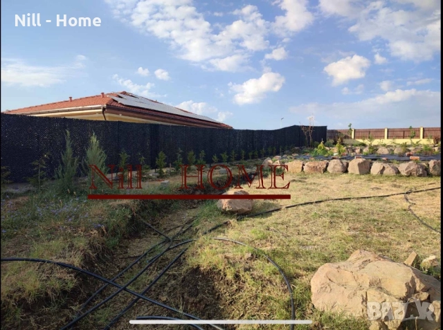 Поцинкована мрежа с декорация ( изкуствена трева ) 4 мм. Тел / 40 мм. Око, снимка 12 - Огради и мрежи - 52296662