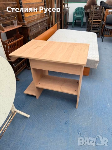 130133  ученическо бюро мдф 90см -цена 25 евро или 48,90лв   смр       -НЕ СЕ ИЗПРАЩА ПО ЕКОНТ - сам, снимка 2 - Бюра - 53096876