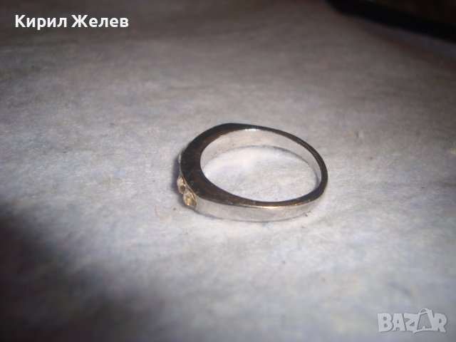 МНОГО СТИЛЕН СКЪПОЦЕНЕН АР НУВО СТИЛ ПРЪСТЕН с ФАСЕТИРАНИ ЦИРКОНИ и ПОСРЕБРЯВАНЕ 27587, снимка 3 - Пръстени - 37472884