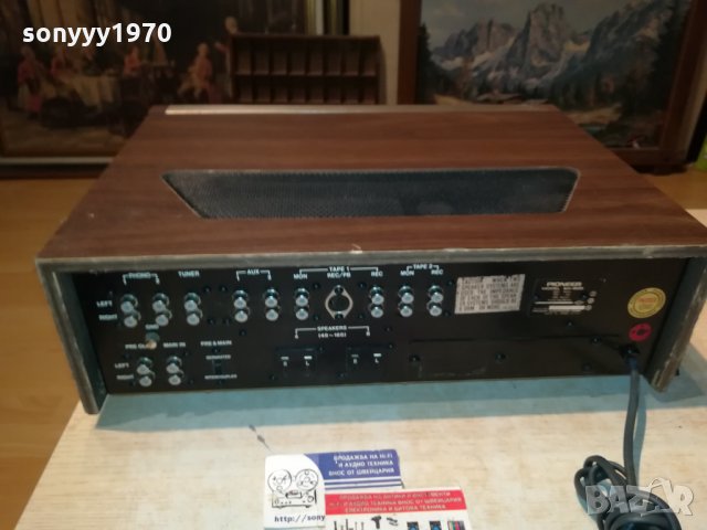 ЗАЯВЕН!!!PIONEER STEREO AMPLIFIER-MADE IN JAPAN 2111212028, снимка 3 - Ресийвъри, усилватели, смесителни пултове - 34882210