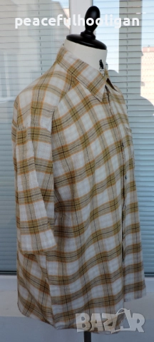 Salewa -страхотна мъжка карирана риза за туризъм с къс ръкав размер XL , снимка 7 - Ризи - 51475487