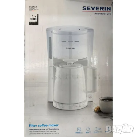 Кафемашина Severin KA 9250, 1000 W, 1 л, снимка 3 - Кафемашини - 49400641