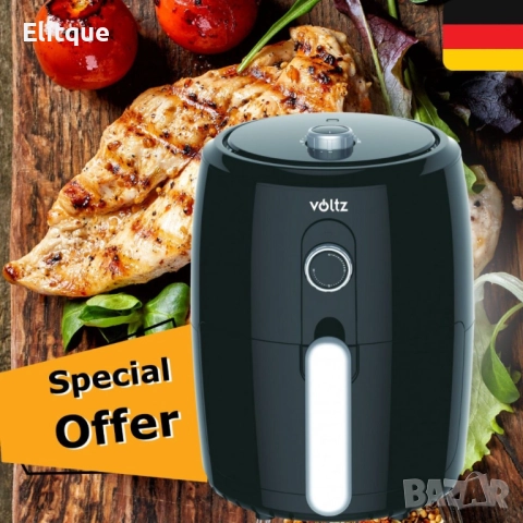 Фритюрник с горещ въздух Air Fryer Voltz V51980L , снимка 4 - Фритюрници - 52905015