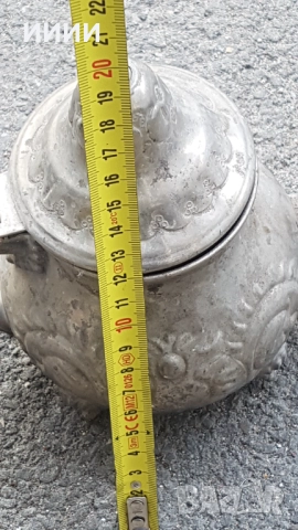 Посребрен чайник , снимка 5 - Антикварни и старинни предмети - 52093513