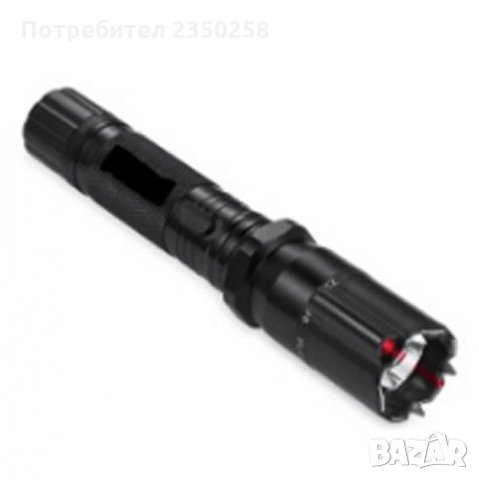 3в1 Мощен немски POLICE електрошок LED фенер Лазер шок лампа зашита, снимка 3 - Оборудване и аксесоари за оръжия - 27838365