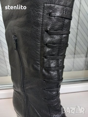 Дамски ботуши естествена кожа номер 37/38, снимка 13 - Дамски ботуши - 43179275