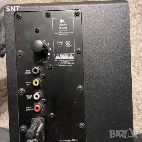 Logitech x 530 5+1 Домашно кино, снимка 3 - Аудиосистеми - 52434073