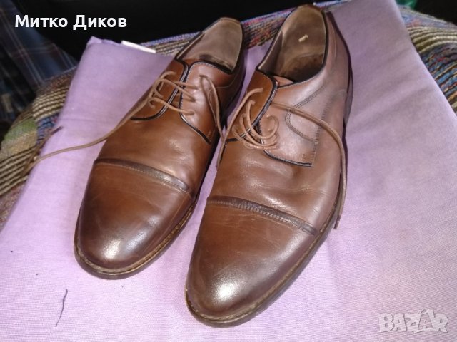 Мъжки официални маркови обувки на Теодор Концепт №42 стелка 28см, снимка 2 - Официални обувки - 39711688