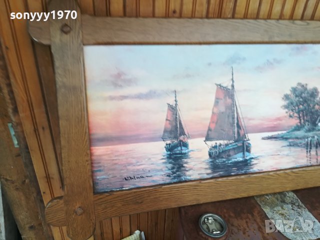 ГОЛЯМА КАРТИНА-121Х56СМ-ОТ ГЕРМАНИЯ 2501241125, снимка 4 - Картини - 43968067