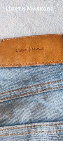 Дънкови панталонки Samsoe & Samsoe, снимка 4 - Къси панталони и бермуди - 33266766