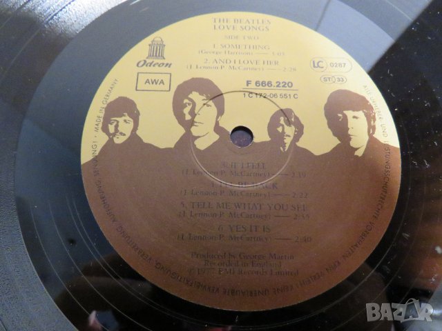 Бийтълс, The Beatles - Love songs - 2 немски преси изд.77 , снимка 8 - Грамофонни плочи - 28704771