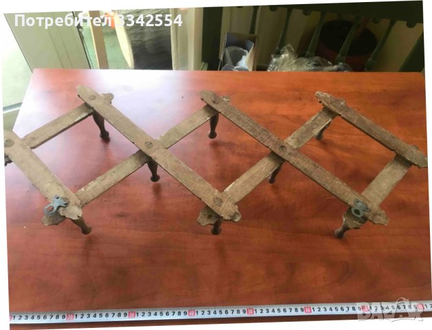 ЗАКАЧАЛКА ОКАЧАЛКА ДЪРВО РАЗТЕГАТЕЛНА СТЕННА РАЗДВИЖНА, снимка 3 - Други ценни предмети - 44925632