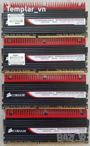 Corsair Dominator GT 4х4 DDR3 1866 / AMD PHENOM 9600 AM/, снимка 1 - RAM памет - 29767430