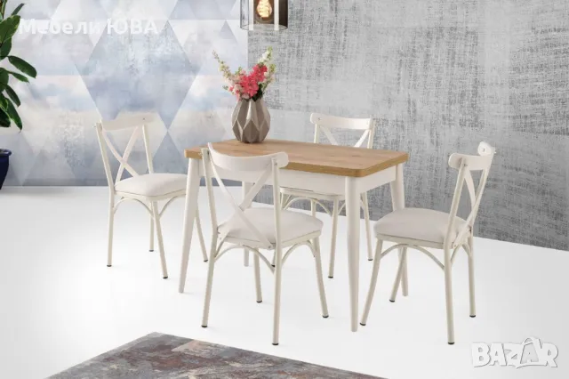 Трапезна маса 60/100 разтегателна, снимка 2 - Маси - 49814768