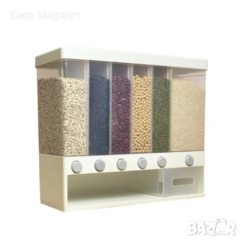 Дозатор за съхранение на зърнени храни и подправки, снимка 11 - Аксесоари за кухня - 49153720