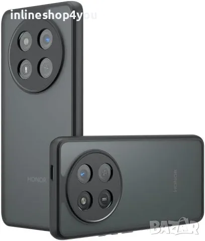 Цветен Кейс Rock за Honor Magic7 Pro - Черен с червени бутони