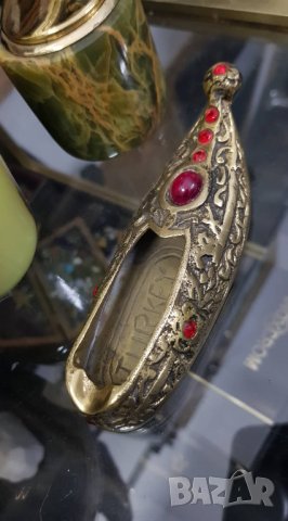 Продавам два пепелника от месинг, красива уникална изработка, снимка 14 - Други - 38607969