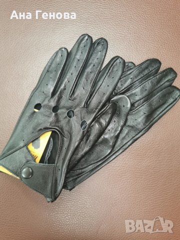 Естествена кожа ръкавици, снимка 3 - Ръкавици - 27299664