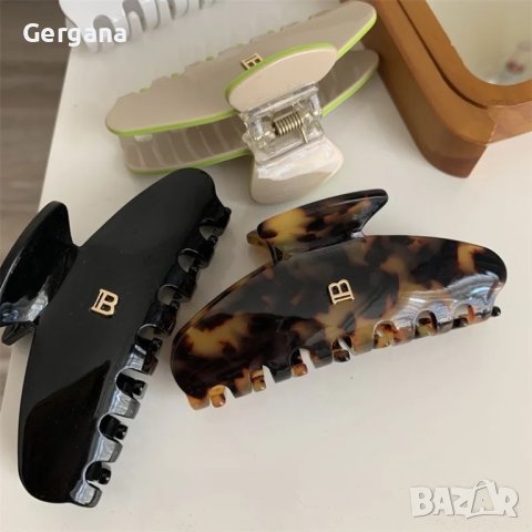 черна шнола Balmain, снимка 2 - Аксесоари за коса - 39424040