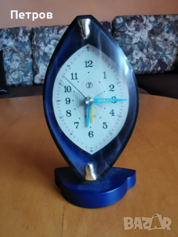 Пепелник Давидоф и будилник ретро антика., снимка 2 - Други ценни предмети - 51613128